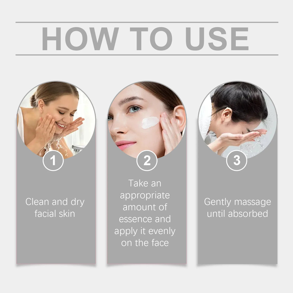 Face Essence of Centella Asiatica Moisturizing Facial Serum Brighten Smooth Skin Care Rejuvenation Pore Refining Resurfacing