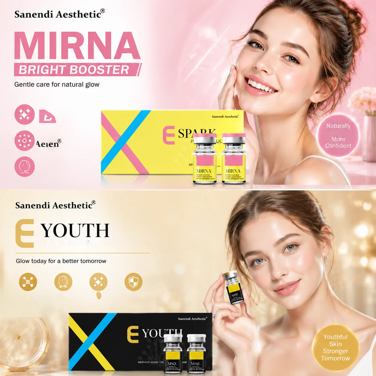 Korean Skin Booster EX-me Serum For Facial Deep Hydration Smoothing eosome Ampoules Glowing Liquid Solution Der.pen Essence