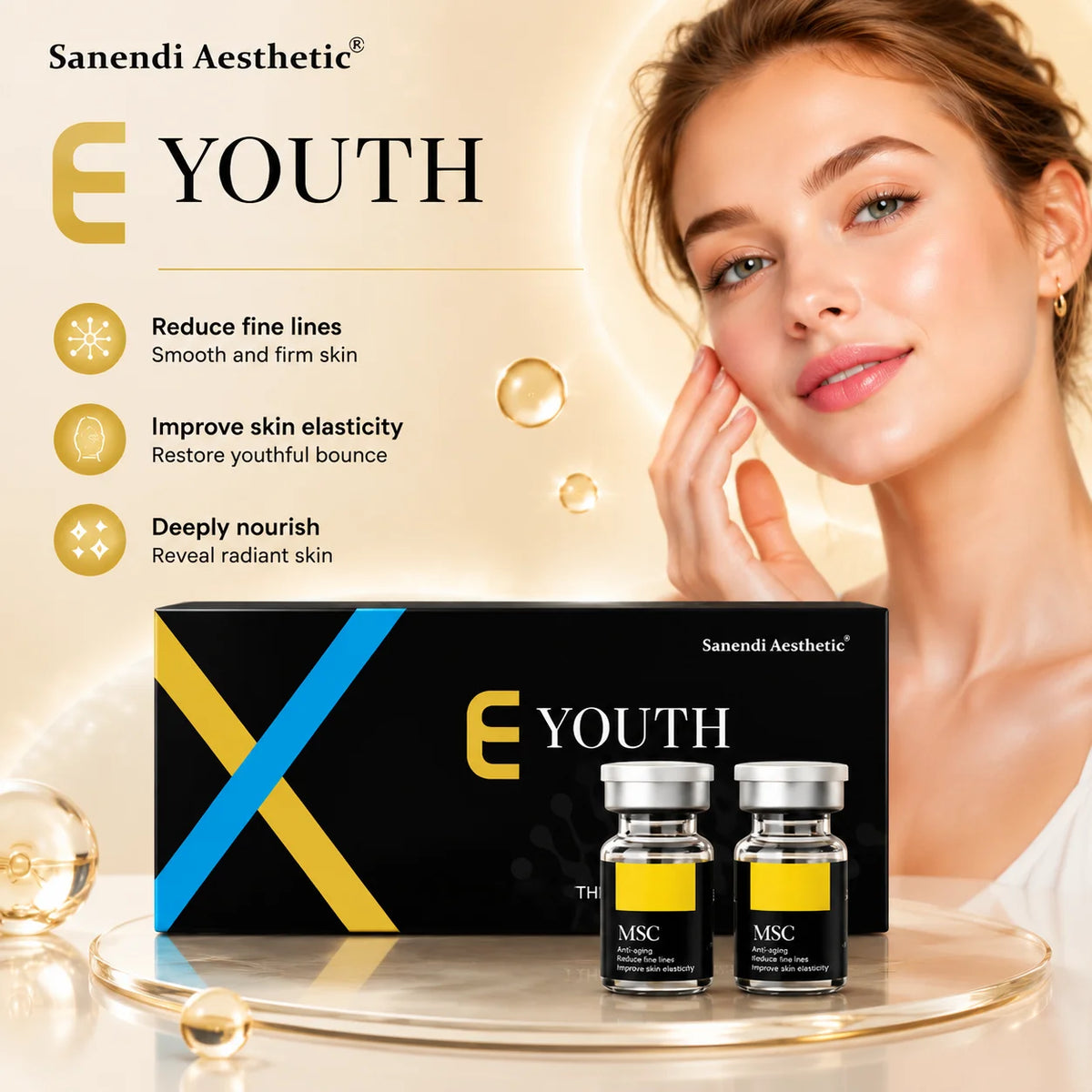 Korean Skin Booster EX-me Serum For Facial Deep Hydration Smoothing eosome Ampoules Glowing Liquid Solution Der.pen Essence