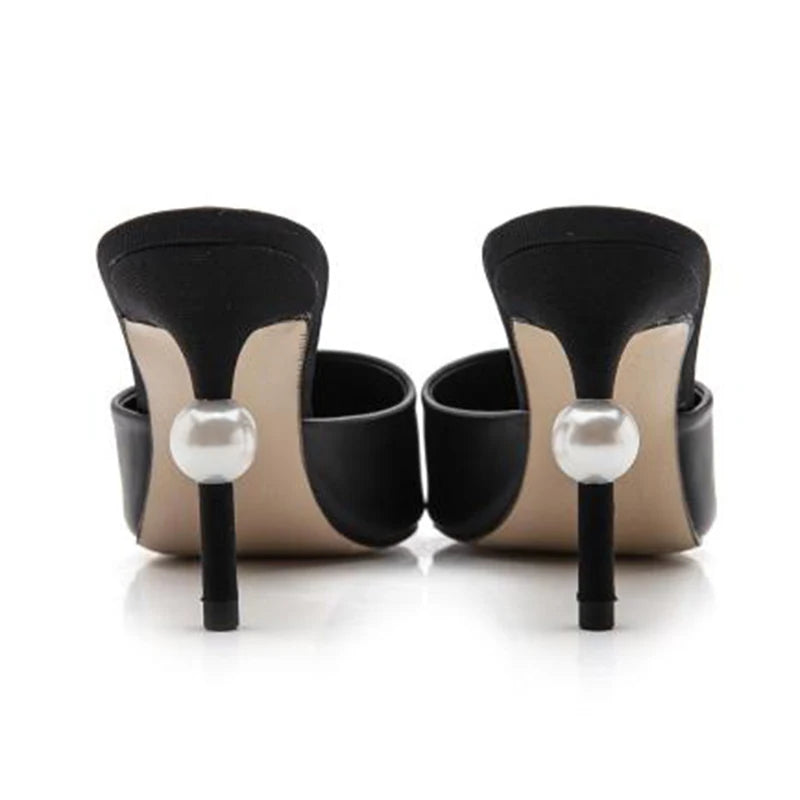 New Stilettos Sandals Women Pointed Toe High Heels Slipper Women Wedding Shoes Women Sandalias Female Party zapatos de mujer