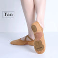 Ballet Shoes Dance Shoes for Women Girls Dance Academy Three Soft Split Sole Stretch Fabric Mesh Splice Dancing Slippers
