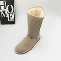 High Boots 2023 New Arrival Winter Mujer Botas Genuine Leather Woman Snow Boots Thick Plush Boots Women's Shoes Warm Shoes