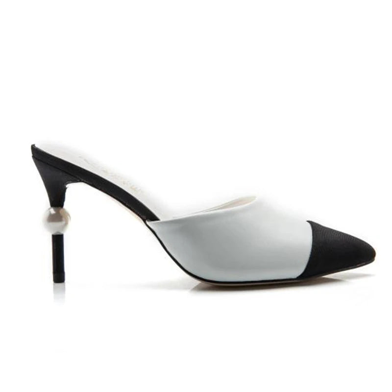 New Stilettos Sandals Women Pointed Toe High Heels Slipper Women Wedding Shoes Women Sandalias Female Party zapatos de mujer