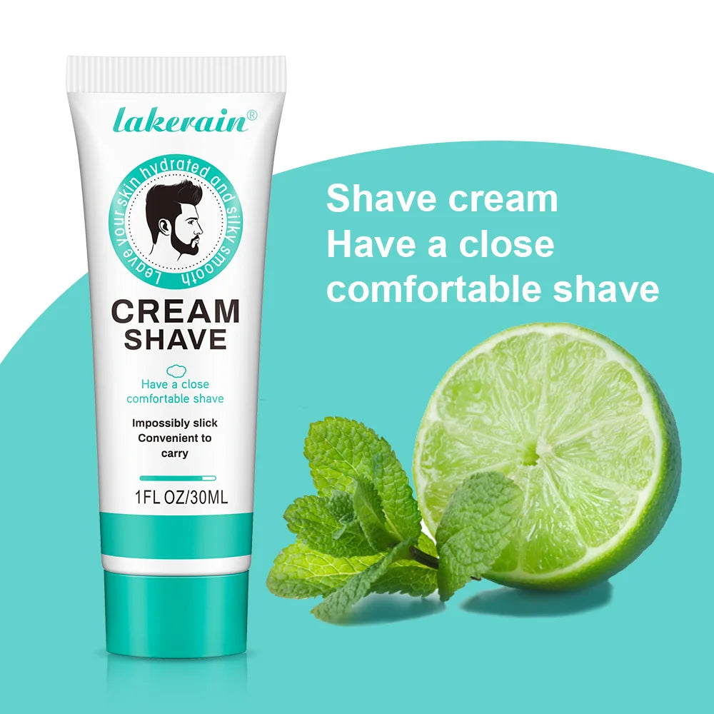 Natural Shaving Cream For Men Facial Care, Rich And Dense Foam Effectively Softens Beard For Easy Shaving Gentle For All Beard T