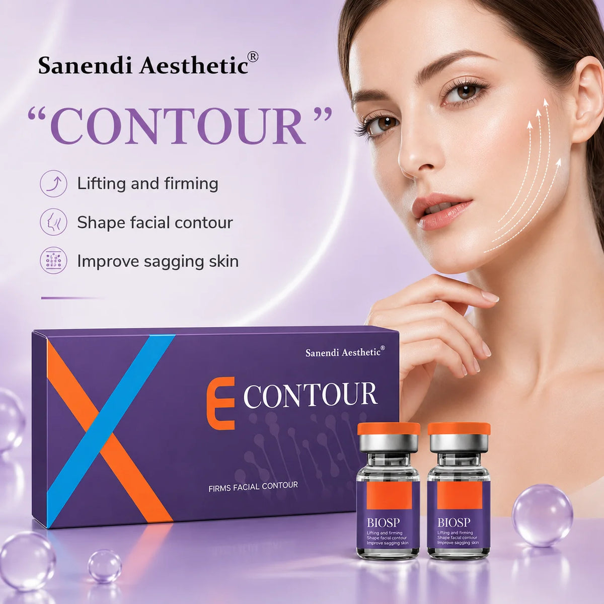 SANENDI exoskin booster Moisturezing Hydration Serum South Korean Skin Care For Facial Smoothing Youth Home Care Der.pen Essence