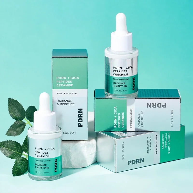 PDRN Centella Asiatica Facial Skincare Set Repair Moisturizing Brighten Serum Capsule Cream Collagen Eye Masks For All Skin Type