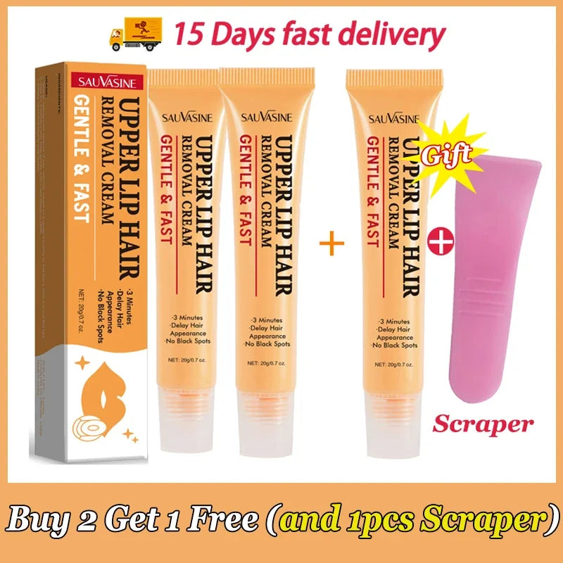 3 Minutes Fast Hair Removal Cream Painless Hair Growth Inhibitor Lip Face Arm Armpit Leg Permanent Depilatory for Men Women Care