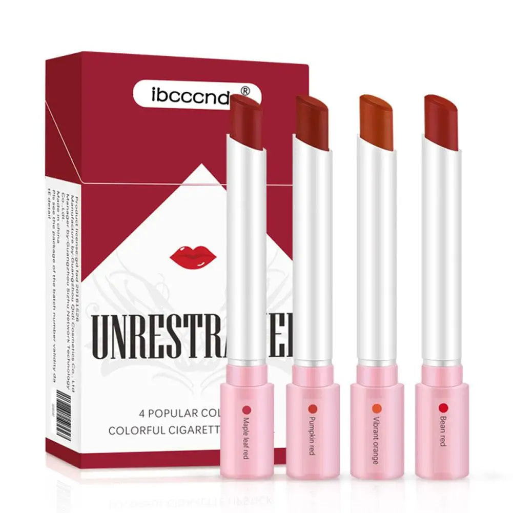 6Pcs/Set Waterproof Lipstick Sexy Lip Stick Matte Velvet Lipstick Color Mood Changing Long Lasting Moisturizing Lipstick Makeup