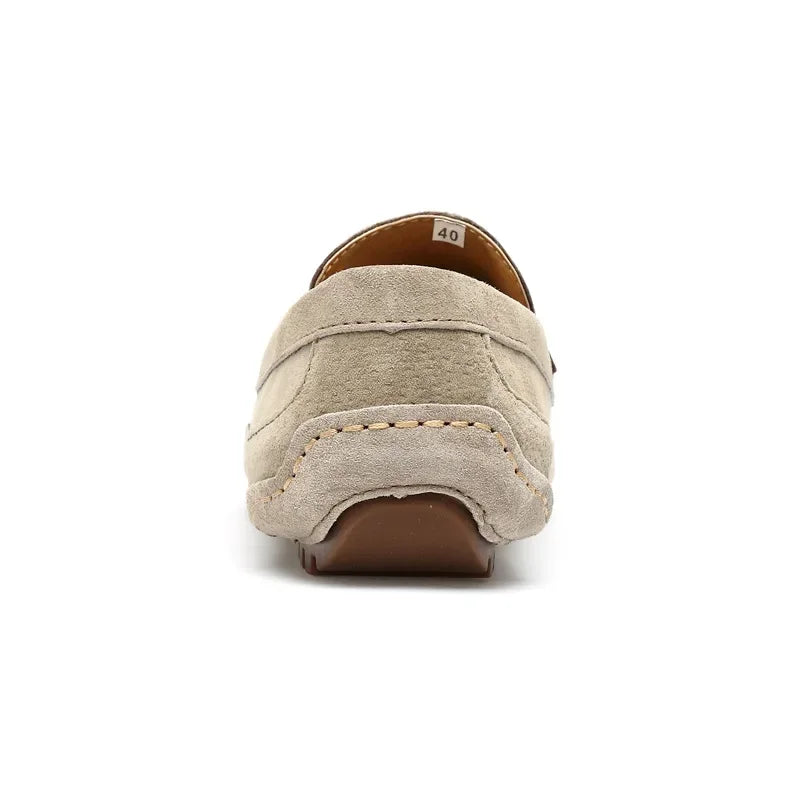 Suede Leather Man Loafers Luxury 2025 Casual Shoes For Men Boat Shoes Handmade Men Slipon Driving Shoes Male Moccasins Zapatos
