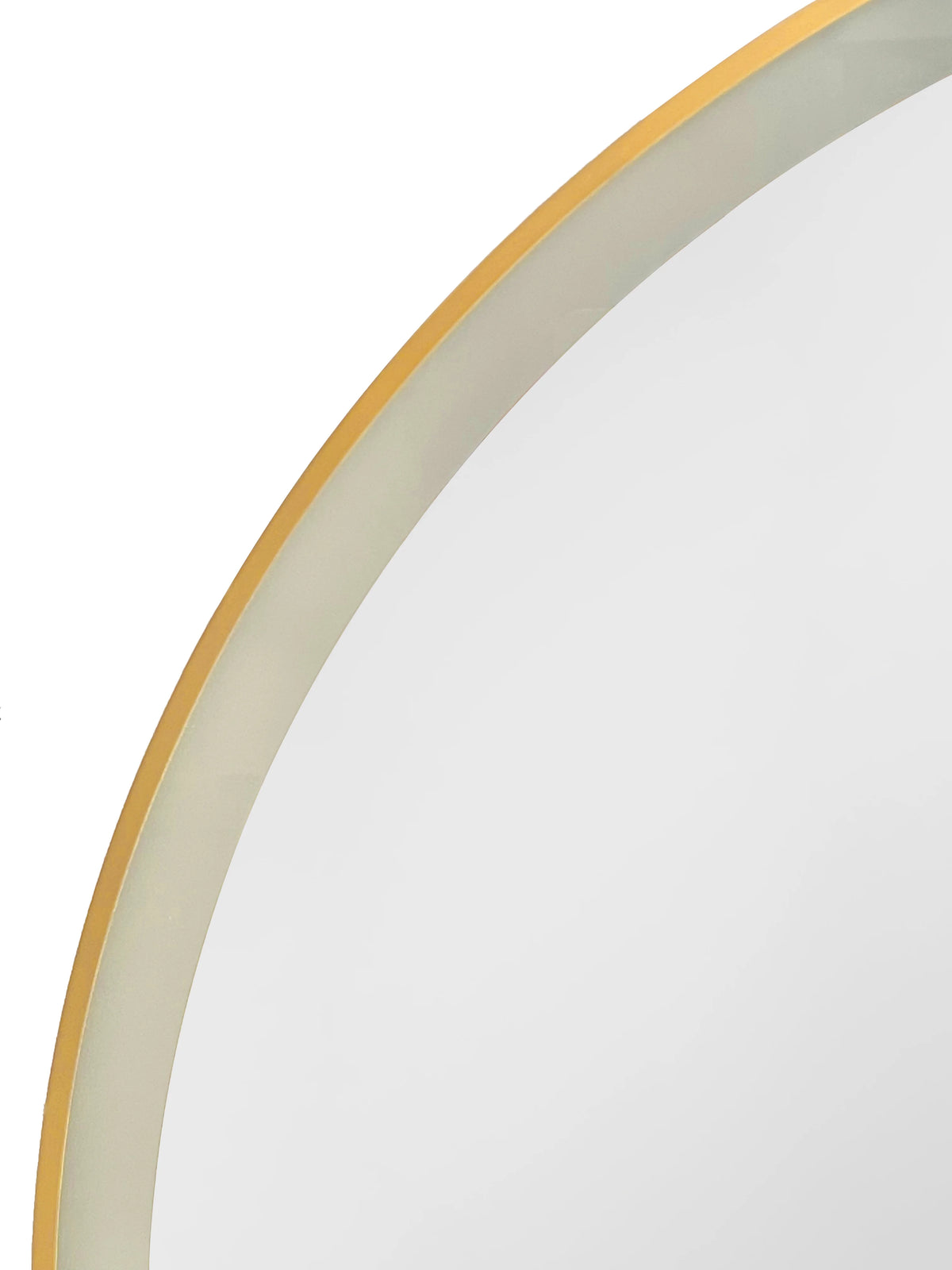 Stainless Steel Frame LED Mirror for Modern Bathroom and Hotel Use