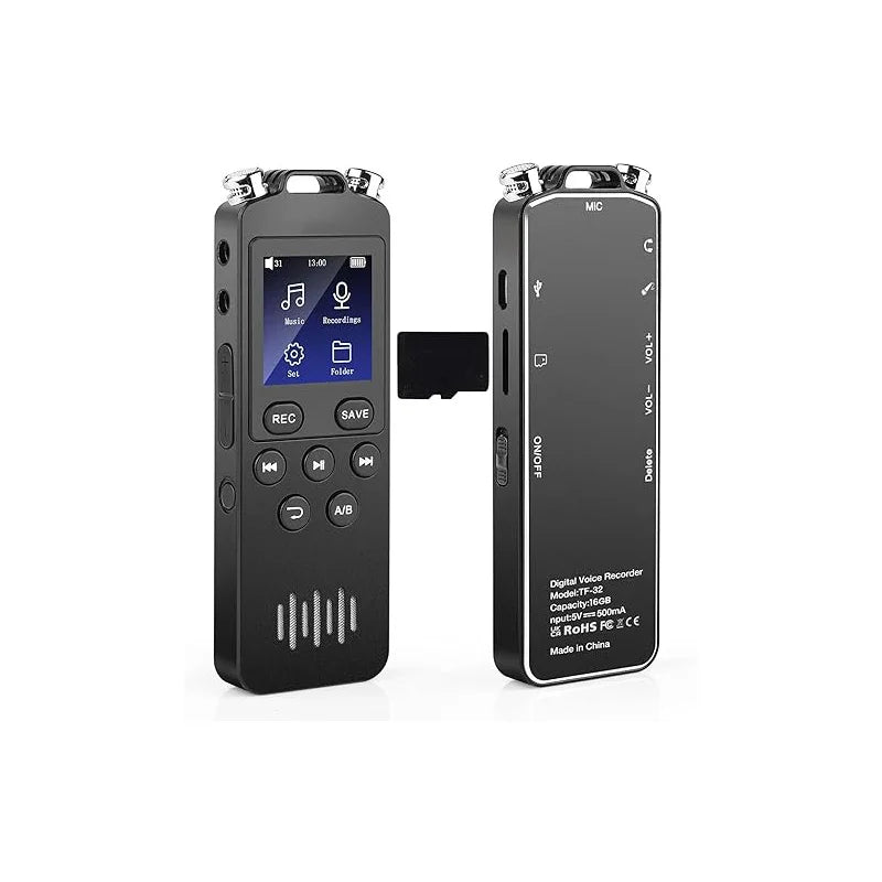 easy to use voice recorder for elderly    voice recorder for podcast   voice recorder with slowed playback options   audio recor