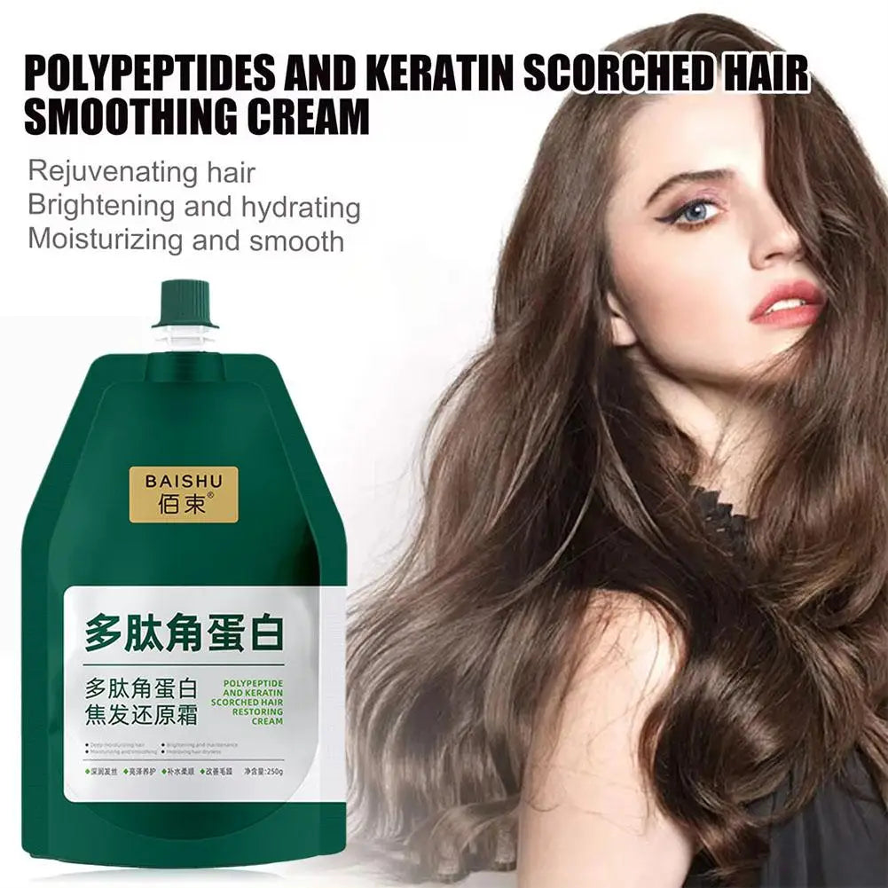 Collagen Hair Mask Polypeptide Peptide Keratin Hair Mask Oil Control Moisturizer Conditioner Smooth Frizz Damaged Hair Care