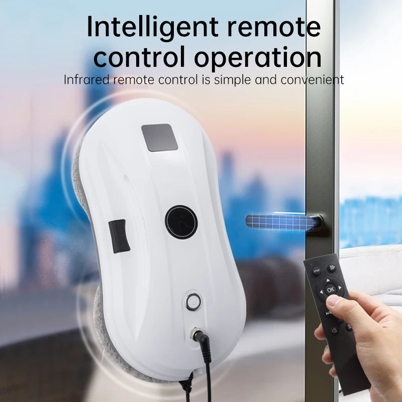 Window Cleaning Robot, Fully Automatic Intelligent Glass Cleaning Tool, Household High-rise Water Spray Window Cleaning Machine
