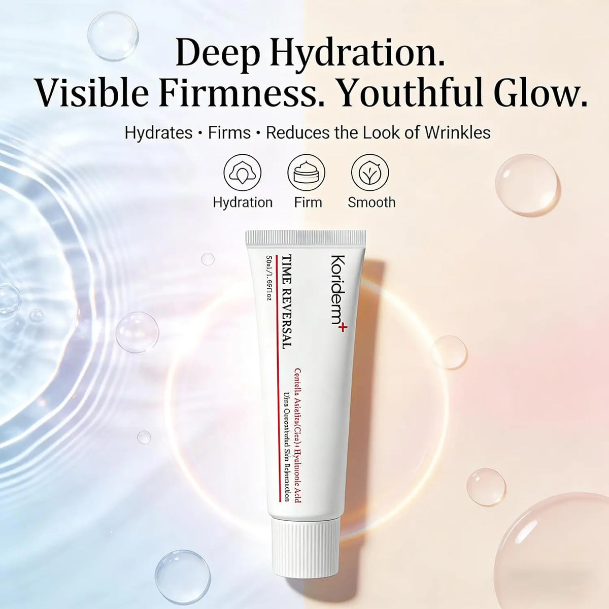 50ml Koriderm All-In-One Skin Moisturizer - Soothing And Deeply Hydrating Centella Asiatica & Hyaluronic Acid Facial Cream