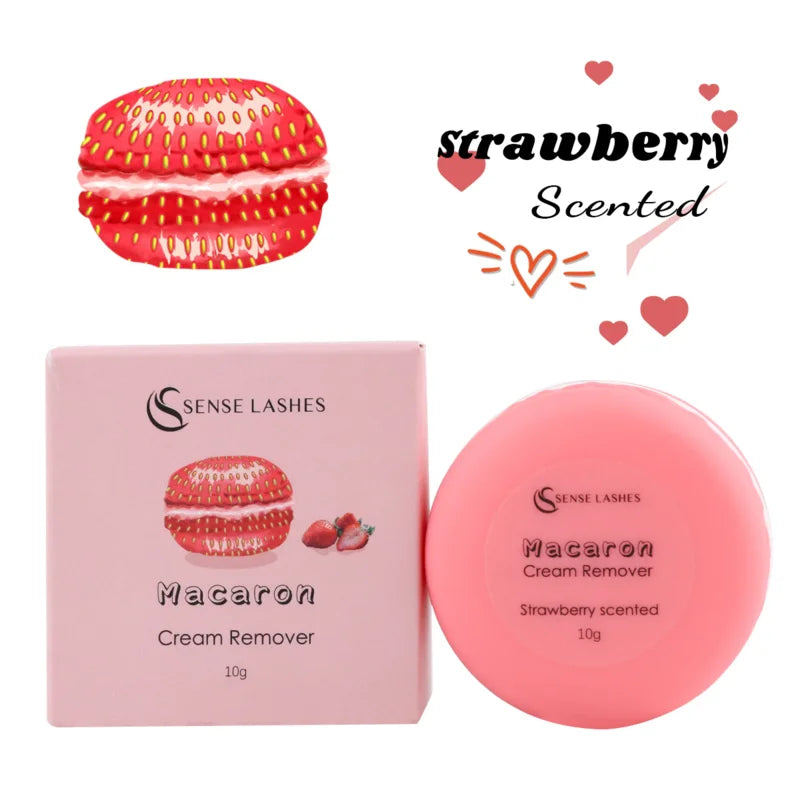 SENSE LASHES Macaron 10g Cream Remover Eyelash Glue Remover Professional Removedor De Extensiones De Pestañas Makeup Tools
