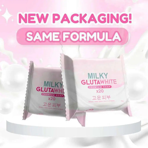 1/2/3PCS Korean MILKY GLUTAWHITE Premium Soap 70g Deep Cleansing Nourishing Rich Foam Soap Efficient Body Face Cleansing Care