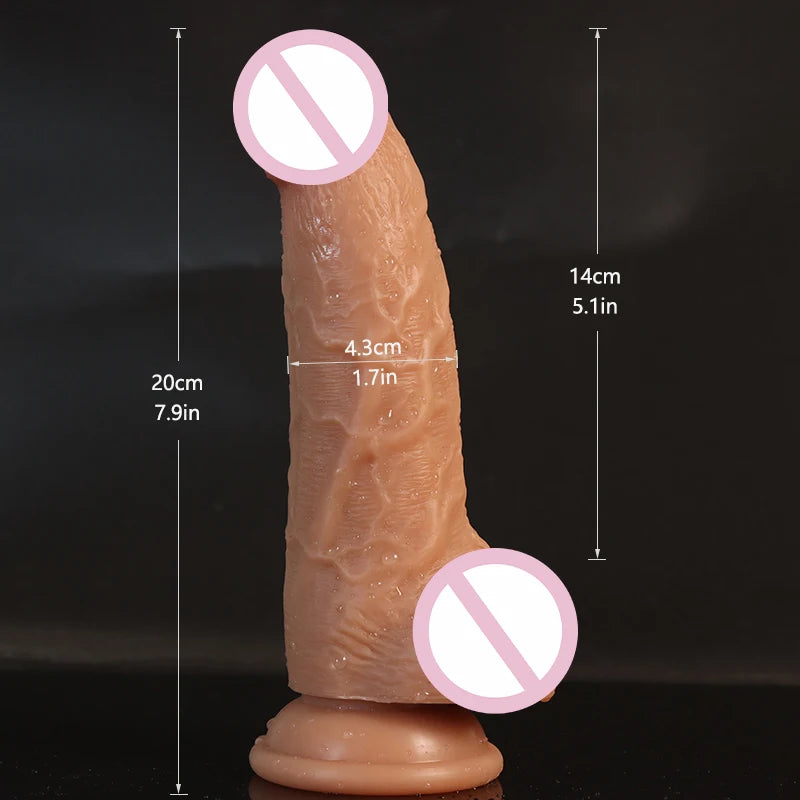 Realistic Dildos Big Dick Sex Toys for Women Anal Hardness Comfort Liquid Silicone Rubber Dildos Adult Sex Toy Penis  for Women