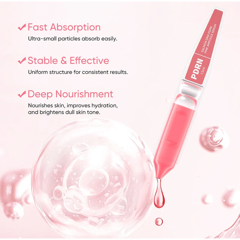 Salmon DNA PDRN Skin Care Set Ampoule Serum Capsule Cream Eye Stick Collagen Hyaluronic Acid Moisturizing Facial Skin Care Kit