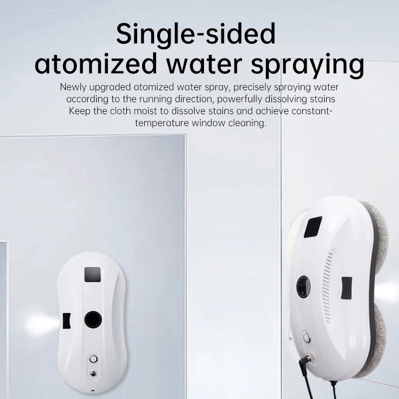 Window Cleaning Robot, Fully Automatic Intelligent Glass Cleaning Tool, Household High-rise Water Spray Window Cleaning Machine