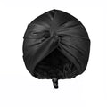 Satin Silk Bonnet for Sleeping Double Layer Turban Sleep Cap for Women Adjustable Hair Wrap for Curly Straight Hair