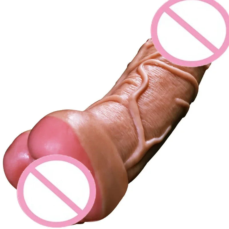 Realistic Penis Extender Sleeve Sex Condom for Men Masturbation Pussy Fake Ass Penis Enlarger Dildo for Couples Gay Sex Toys