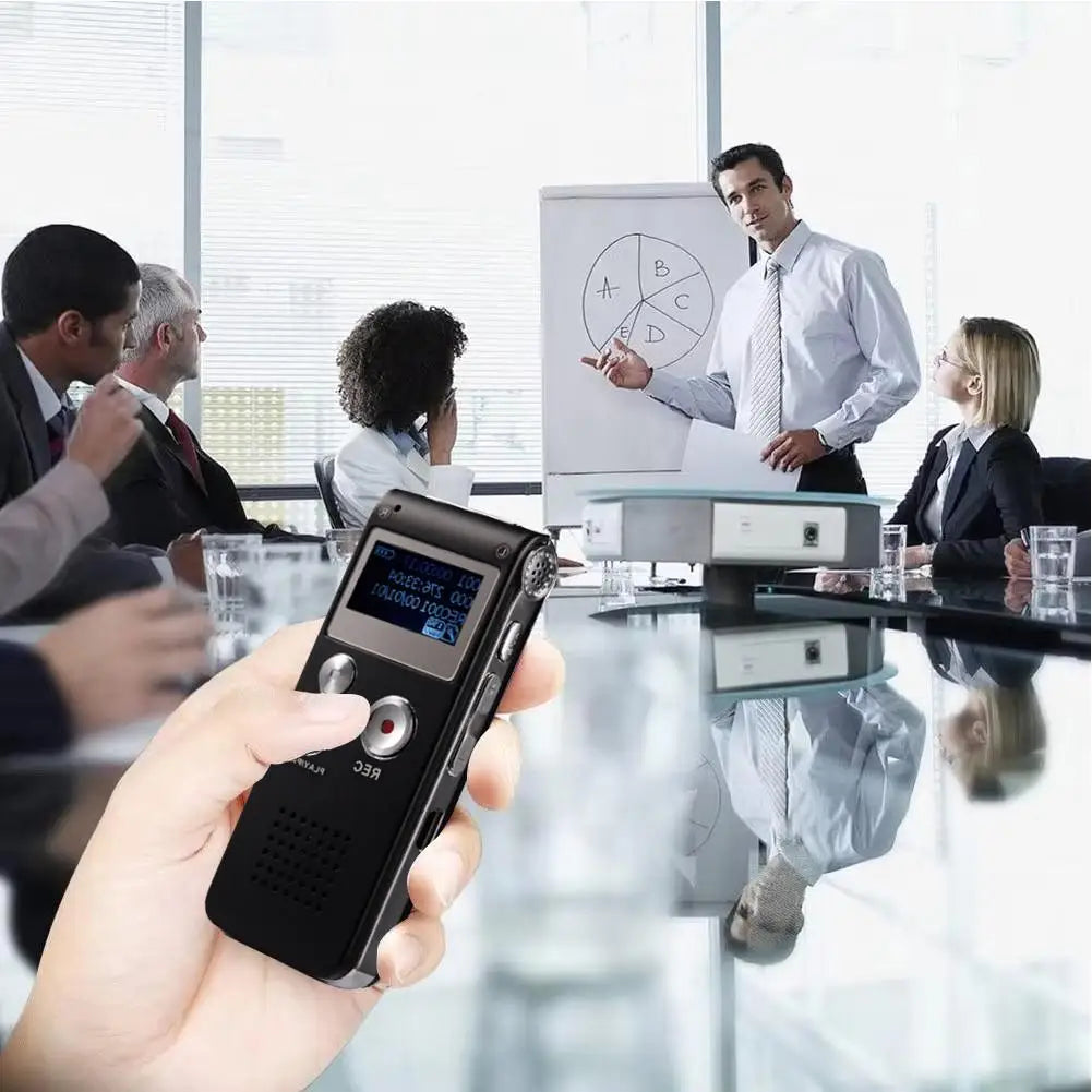 Digital Voice Activated Recorder One‑Click Recording Noise Reduction MP3 Player USB Mini Audio Recording Pen For Conference