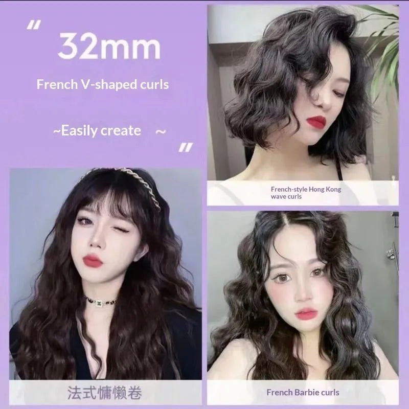 Electric Hair Curler 32mm Large Wave Styling Ceramic Hair Long Lasting Curling Iron Styling Tool Curling Wand Hair Waver