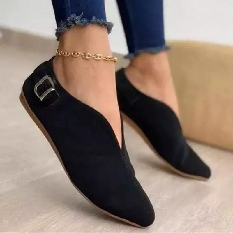 Women's Ballet Flats Outdoor Casual Pointe Wear Elegant Casual Pink Barefoot Heels Zapatos De Mujer