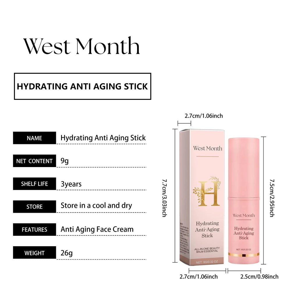 Collagen Multi Bounce Balm Stick – Firming & Lifting, Wrinkle Removal Brightening Facial Dull Skin Moisturizing Skin Care Korean