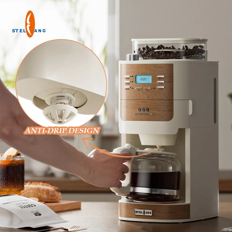 Coffee Shop Cafe Cafeteras Profesional Coffee Brewer Maker Expobar Coffee Machine with Grinder