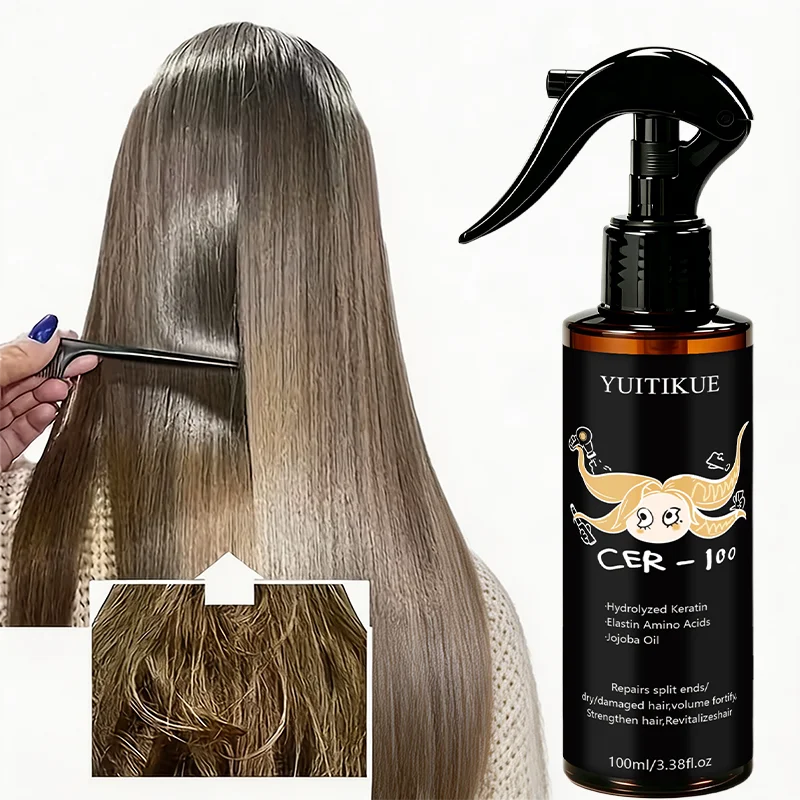 YUITIKUE CER-100 Anti-Frizz Hair Spray Hydrating Formula For Tangled Dry Split End Hair