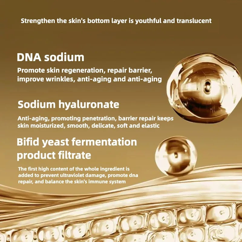 Salmon DNA Light Energy Anti- Wrinkle  Serum Fade Fine Lines Facial Moisturizing brightning Anti Aging Firming Skin Care