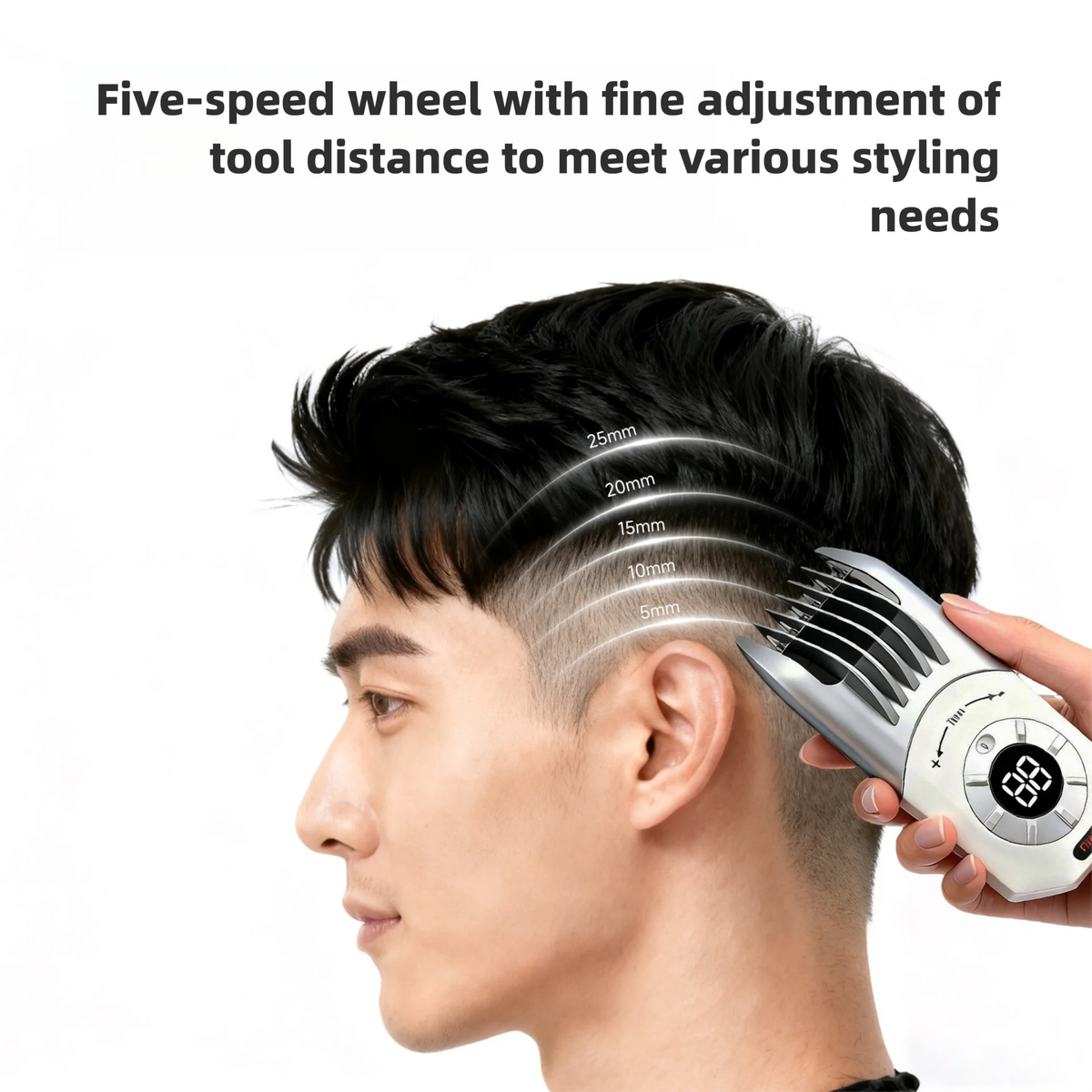 Electric Hair Clipper, Hair Cutting Tool, Self-Cutting Pusher, Electric Push Hair Salon, Dedicated for Home Use, Children's Hair