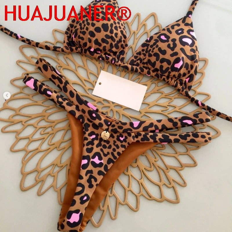 2026 New Sexy Women Bikini Set Beach Holiday Swimsuit Brazilian Thong Bikini Set Sexy Two Pieces Bathing Suit Women Beach Wear