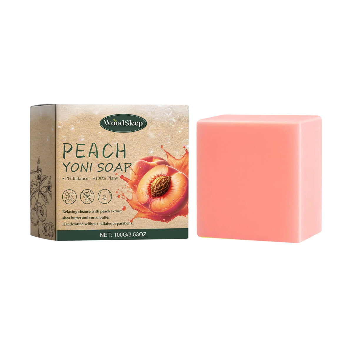 Female Wash Soap Yoni Vaginal Care Ph Balance Strawberry Remove Odor Deep Cleaning Moisturizing Brighten Private Parts Products