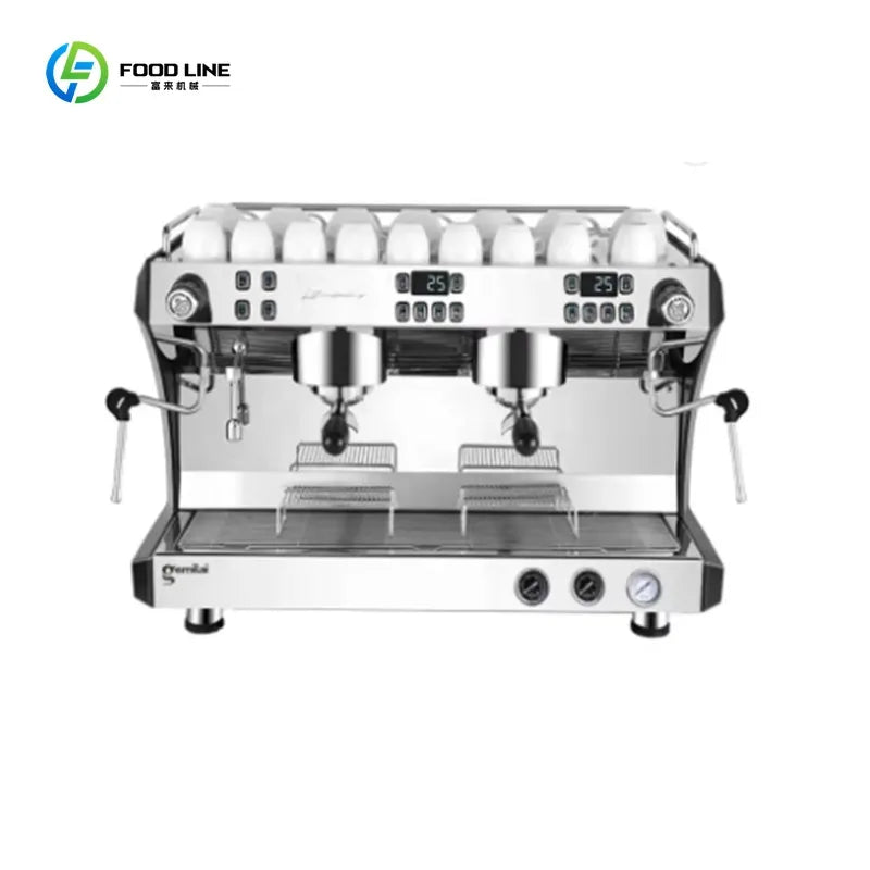 Italian Large Commercial Automatic Coffee Machine Professional Espresso Maker for Cafe Bar Custom