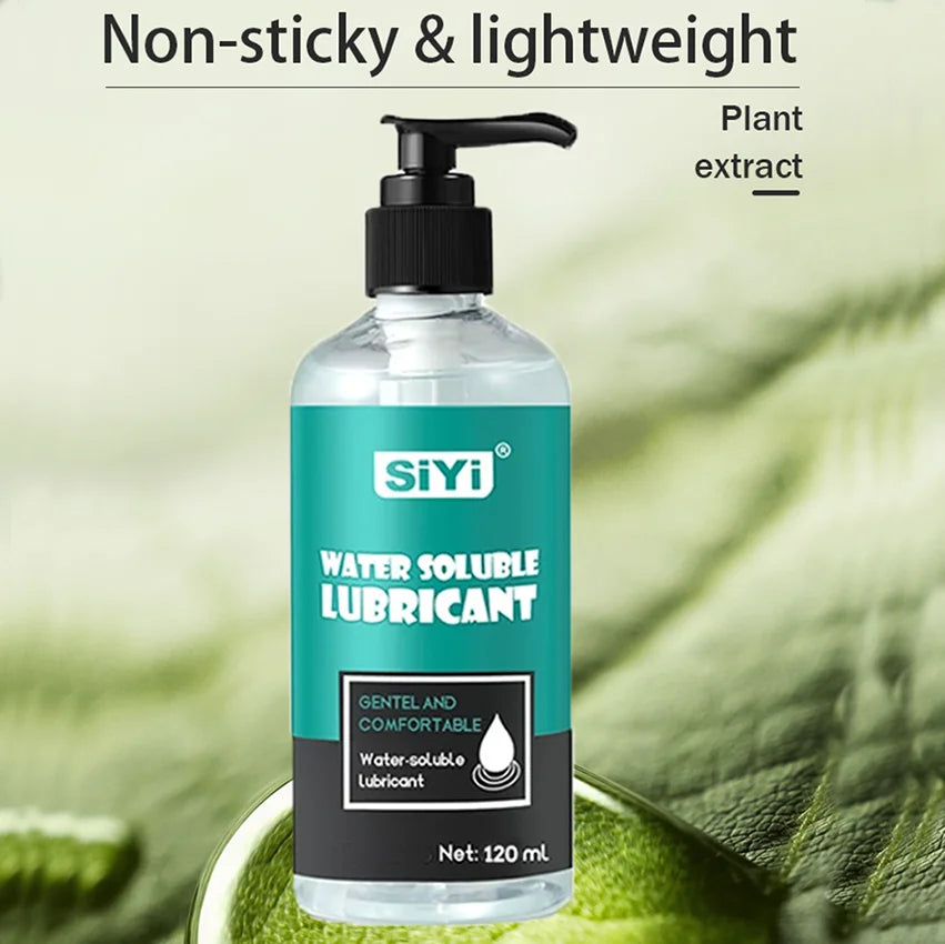 120ml/300ml Skin-Friendly Water-Based Lubricant for Couples - Non-Sticky Intimate Lube for Anal , Easy Clean, for Sensitive Skin