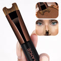 MAANGE Double Head Foundation Nose Contour U-Shaped Makeup Brush Easy Modification of Nasal Shadow Flawless Facial Makeup Brush