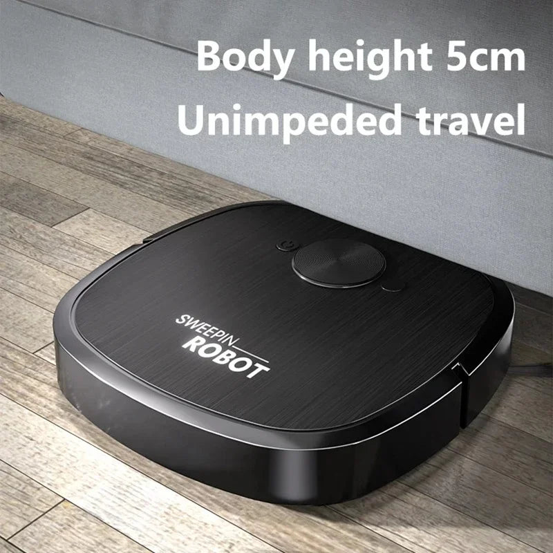 New 3-in-1 Robot Vacuum Cleaner USB Charging Home Fully Automatic Sweep Robot Integrated Sweep Suction Mopping & Sterilization