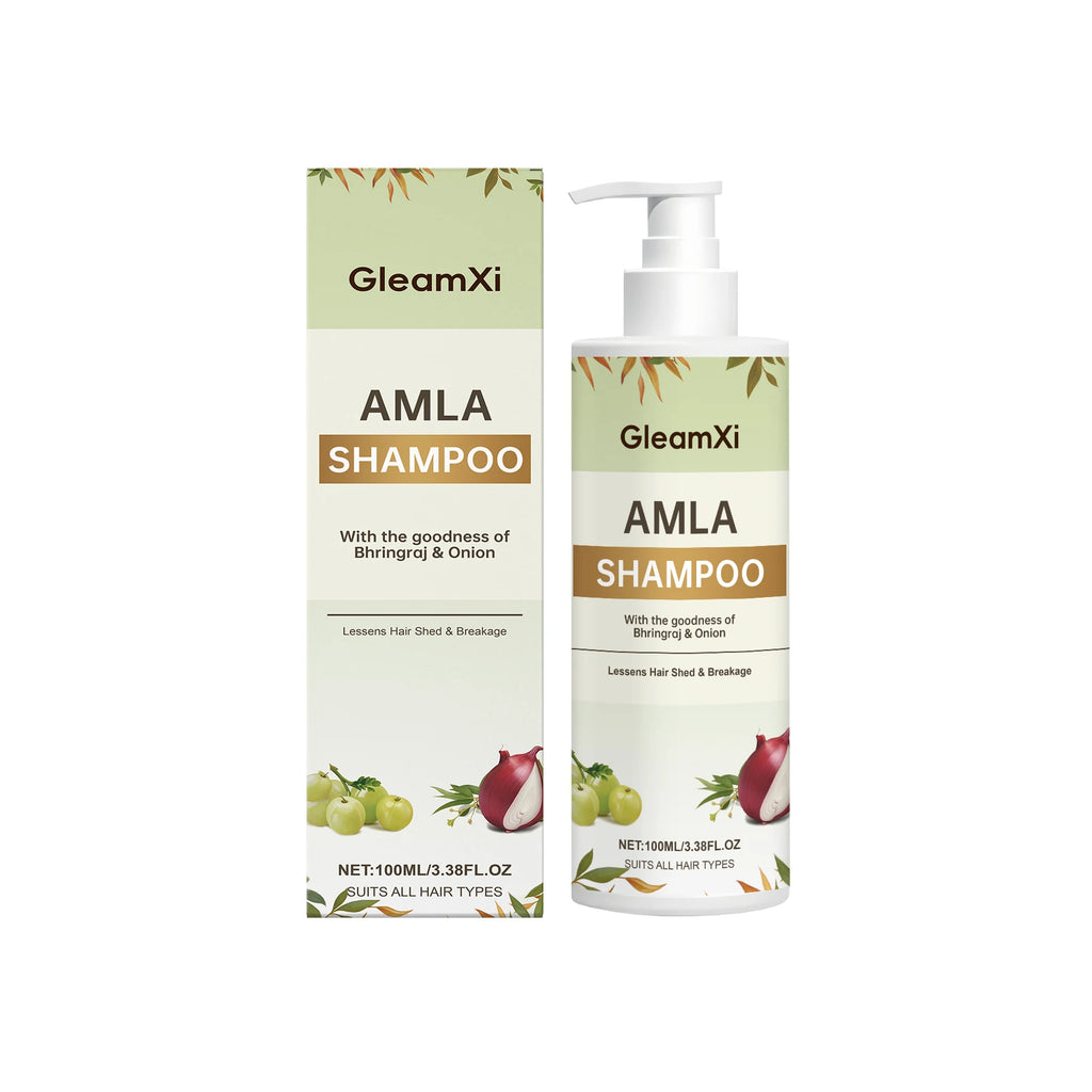 Amla Shampoo Strengthening Nourishing Hair Controls Excess Oil Adds Shine Reduce Hair Shedding Breakage Onion Bhringraj Shampoo
