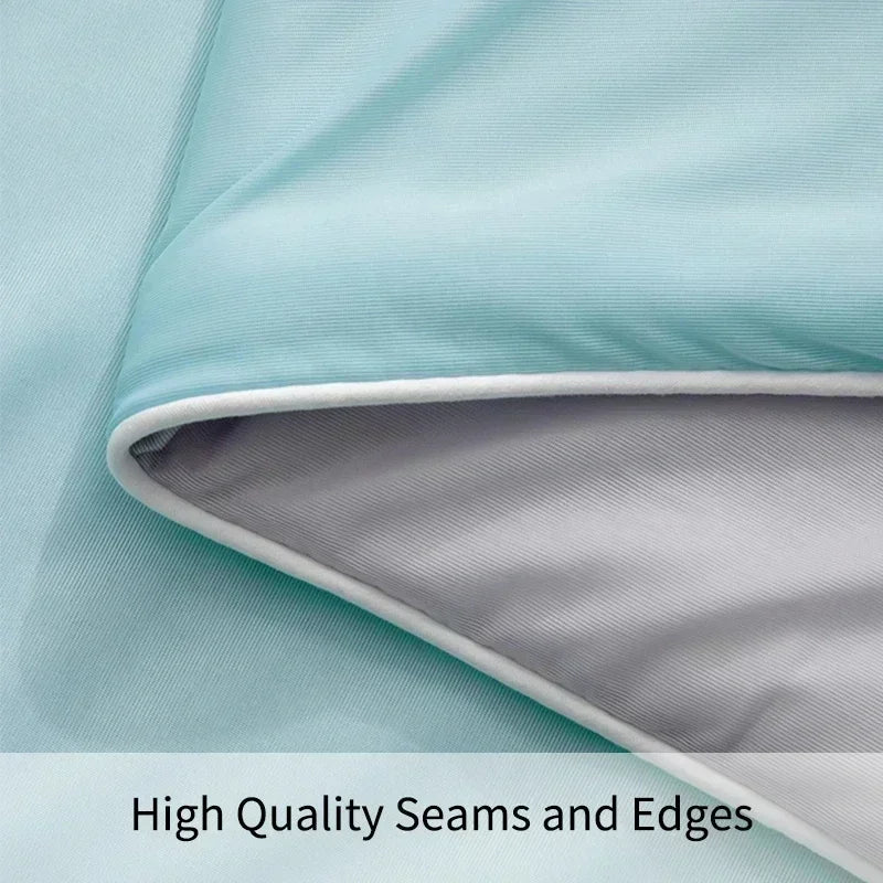 Cold Silky Summer Blanket Cooling Fabric Air Condition Quilt Cool Blankets for Beds Double Side Lightweight Cooled Comforter