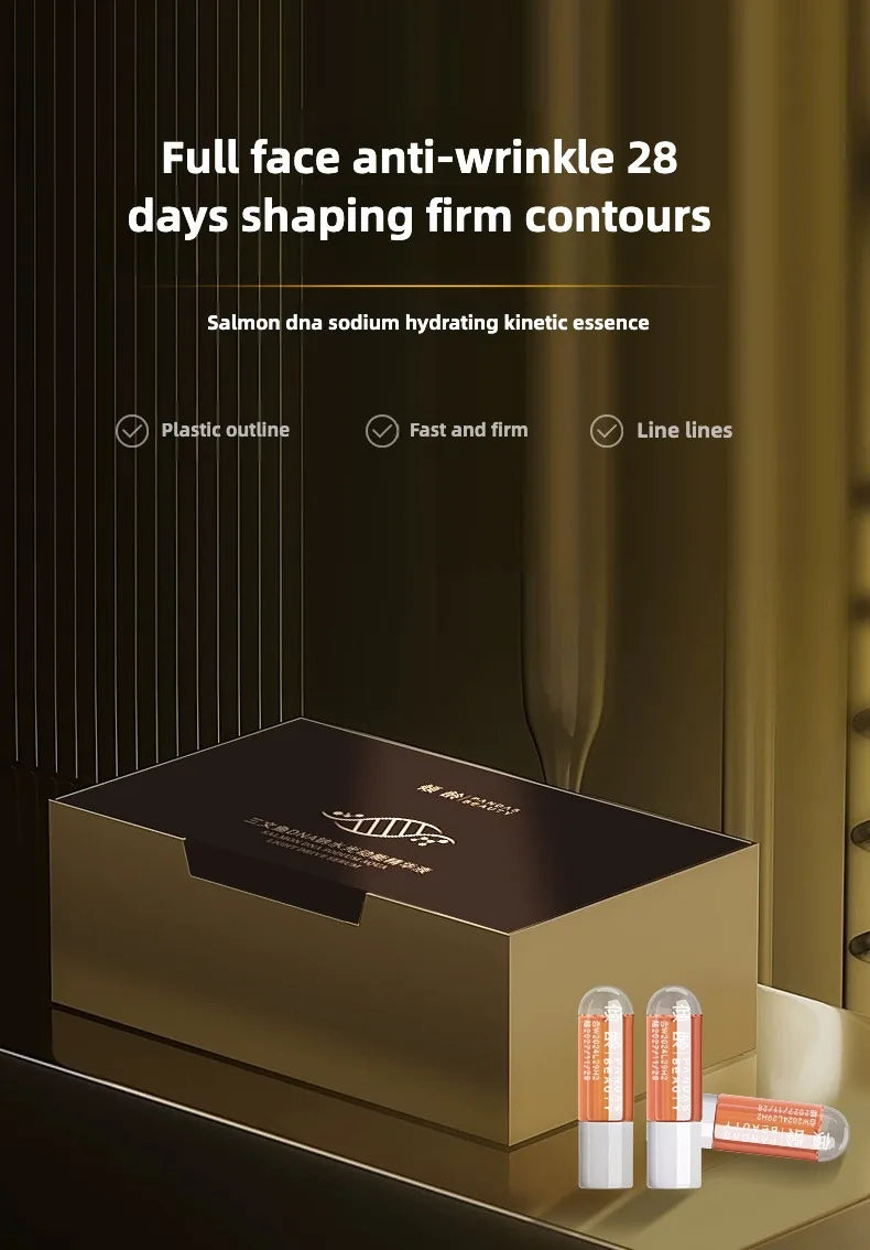 Salmon DNA Light Energy Anti- Wrinkle  Serum Fade Fine Lines Facial Moisturizing brightning Anti Aging Firming Skin Care