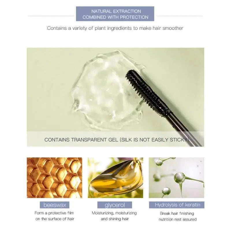 Broken Hair Repair Cream Flyaway Taming Gel Styling Balm Anti Frizz Stick Rapid Smoothing Shaper