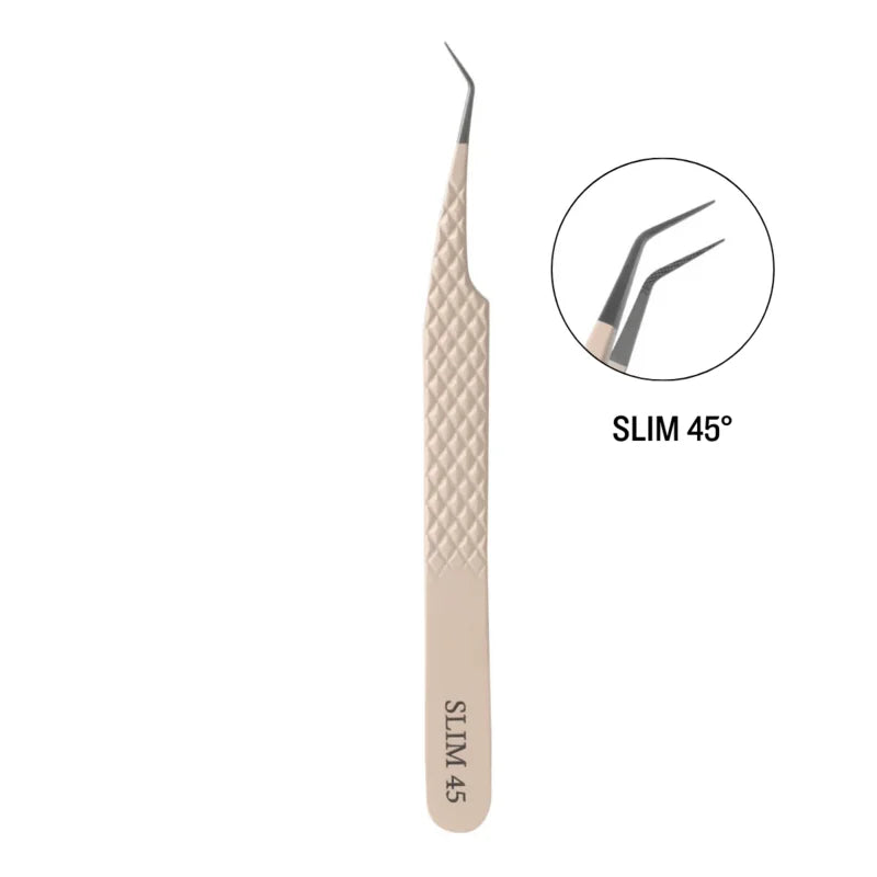 SENSE LASHES Fiber Tweezers for Eyelash Extensions Lash Isolation Tweezers Curved Volume Pinzas Para Extensión De Pestañas