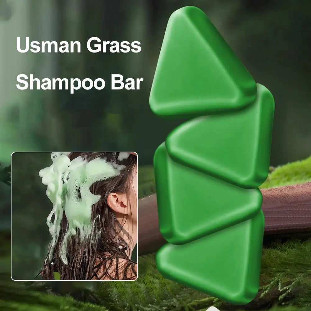 1/5pcPlatycladus Orientalis Shampoo Soap Usmanthus Sinensis Shampoo Soap Nourishing Gently Clean For All Hair Type Natural Plant