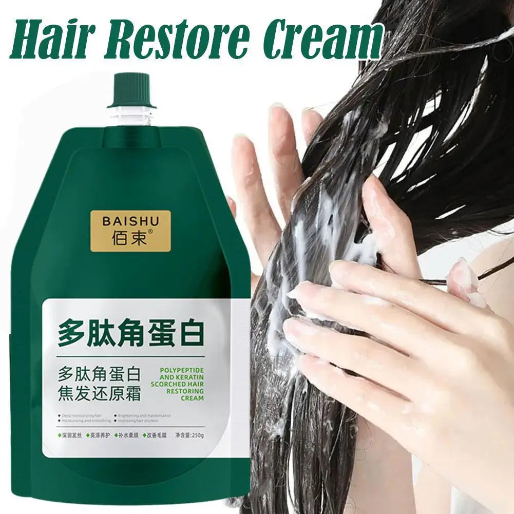 Collagen Hair Mask Polypeptide Peptide Keratin Hair Mask Oil Control Moisturizer Conditioner Smooth Frizz Damaged Hair Care