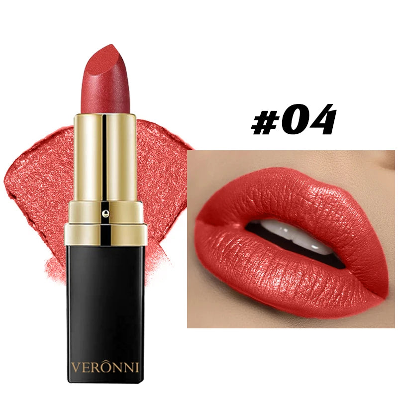 Diamond Lipstick, Hydrating Sparkling Solid Lip Glaze, Shimmer Lip Gloss, Waterproof Long-Lasting Lip Glossy, Highly Pigmented S