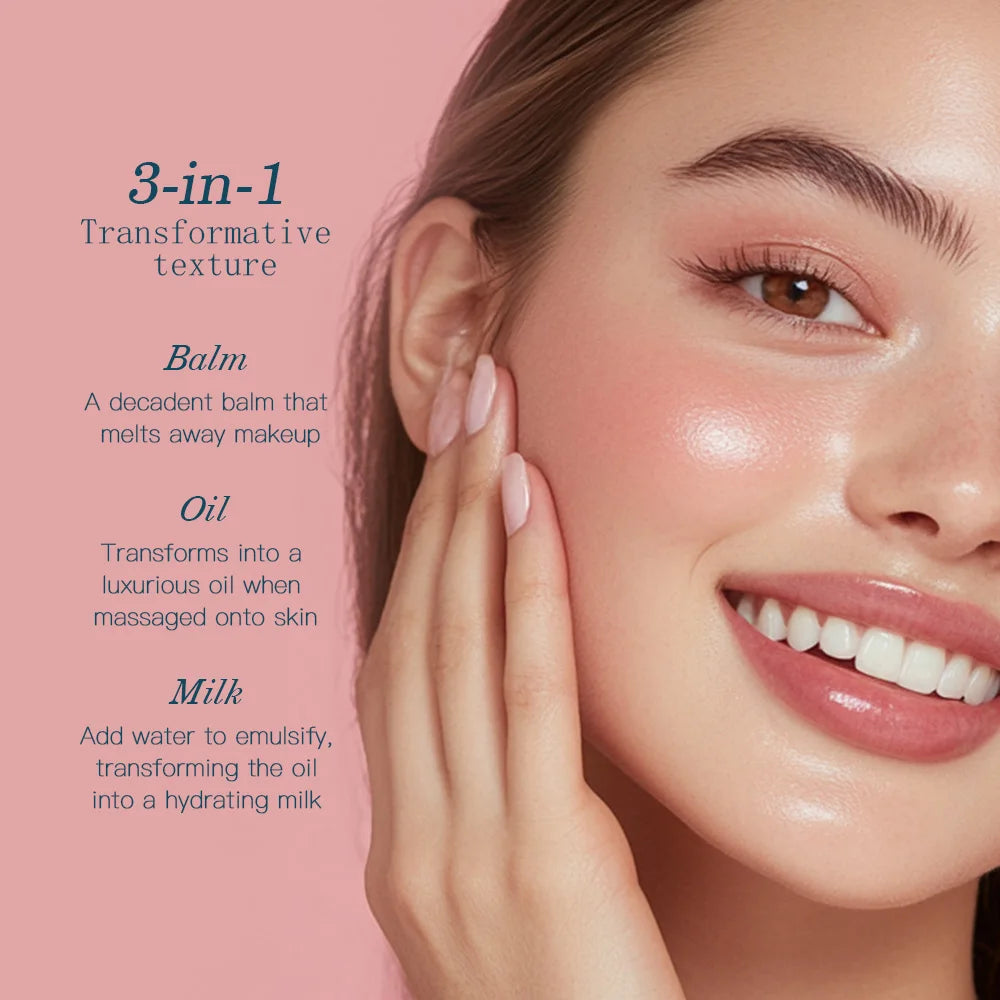Lakerain Cleansing Balm Deep Cleansing Hydrating Softening And Nourishing Skin Gently Remove Facial Makeup Cleanser Balm
