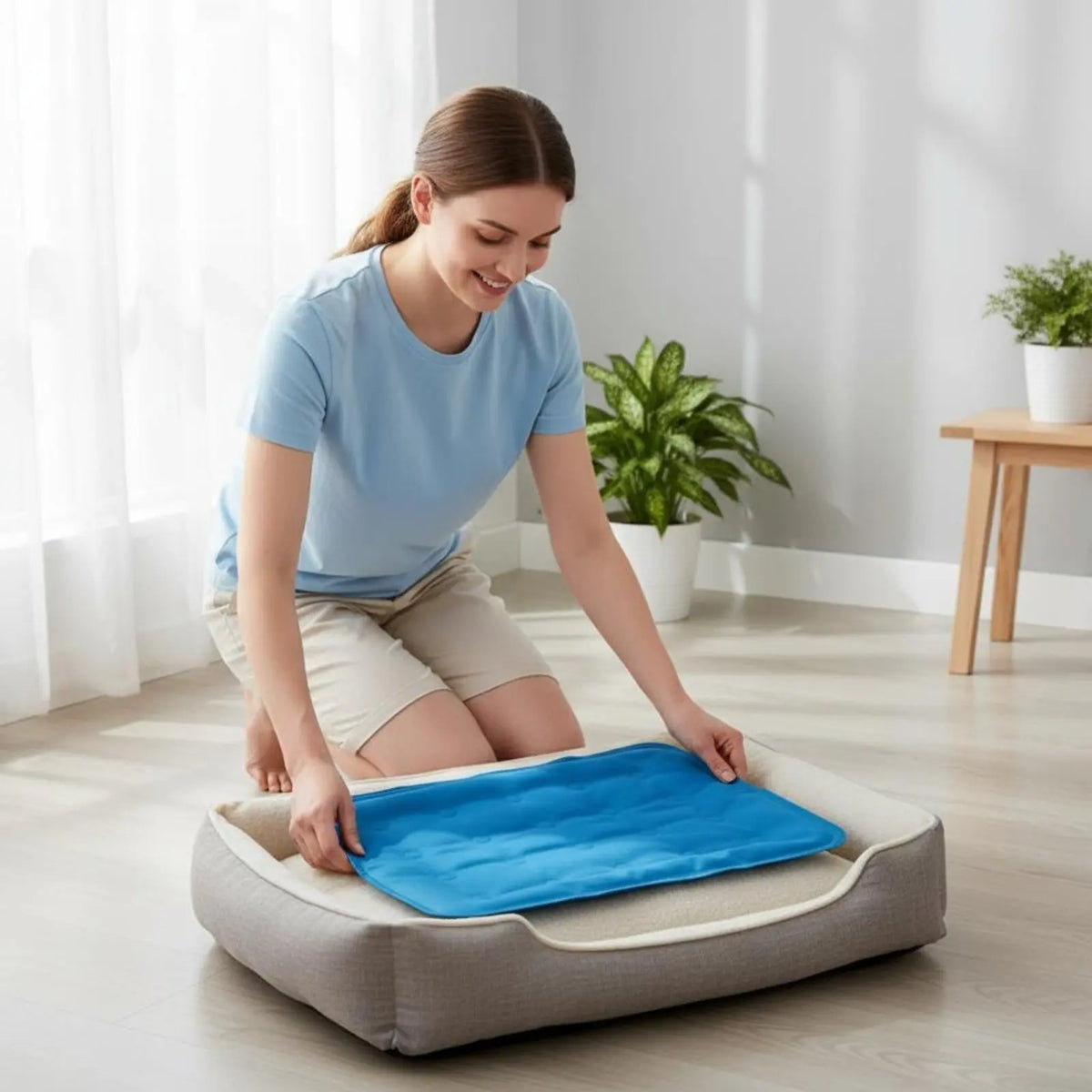 Pet Cooling Mat Gel Cooling Pad for Animals Breathable Waterproof for Kennels, Pet Carriers