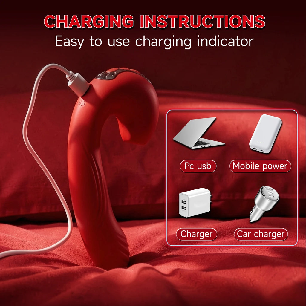 Female Masturbation Flapping Sucking G-spot Dildo Vibrator Couple Adult Clitoris Stimulator Adult Goods Sex Toy For Women 18+
